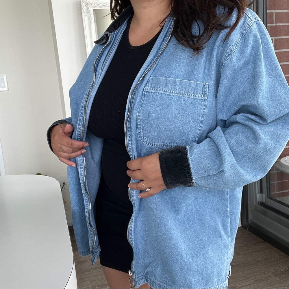 vintage denim long long sleeve - Picture 5 of 7